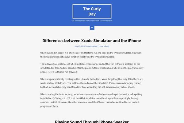 Stork theme site design template sample
