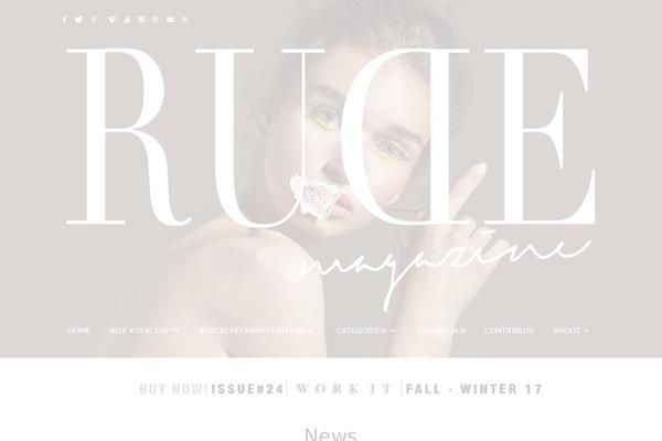 Zeen theme site design template sample