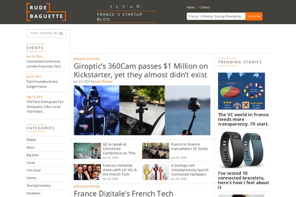 Buzz theme site design template sample
