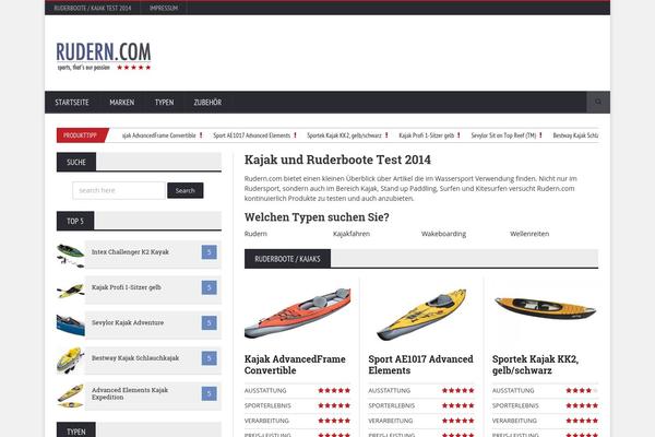 NovoMag theme site design template sample