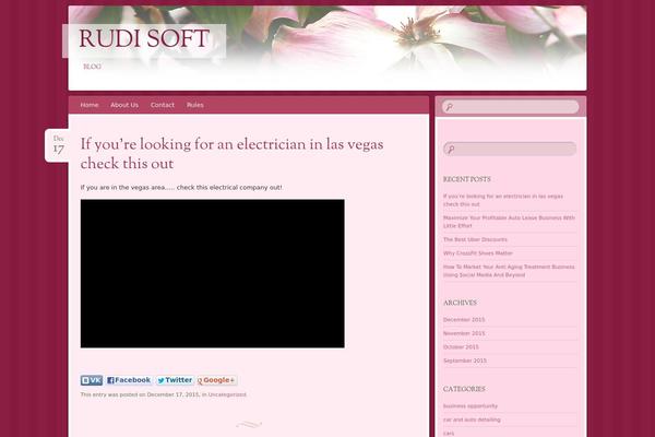 Bouquet theme site design template sample