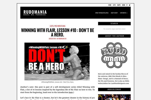 Press theme site design template sample