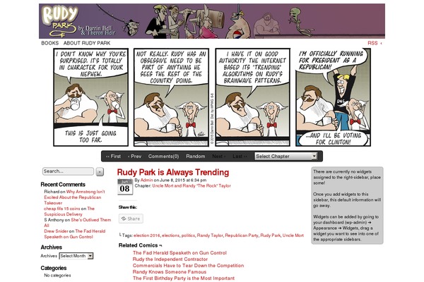 Site using Comic Easel plugin