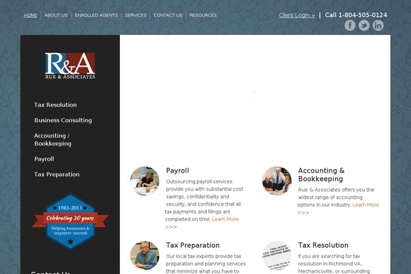 rueassociates.com site used Pragma