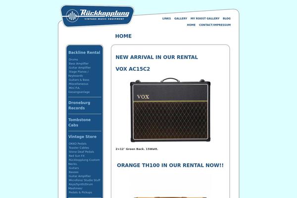 Site using Easy FancyBox plugin