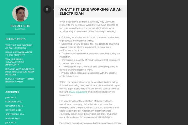 Writr theme site design template sample
