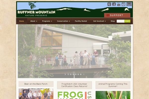 Earth theme site design template sample