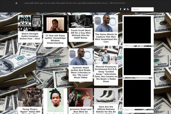 Site using Simple Music Widget plugin