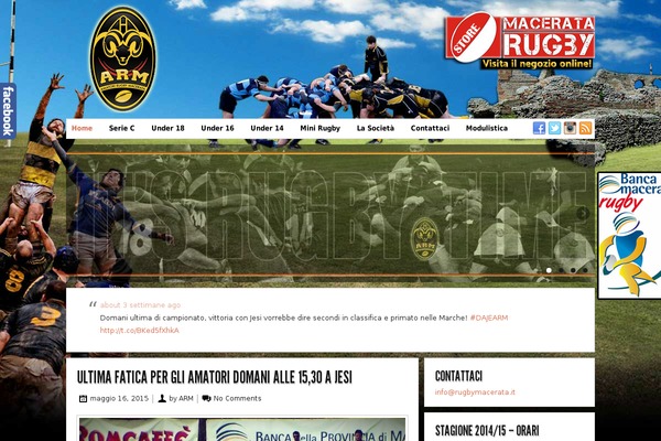 rugbymacerata.it site used Zine