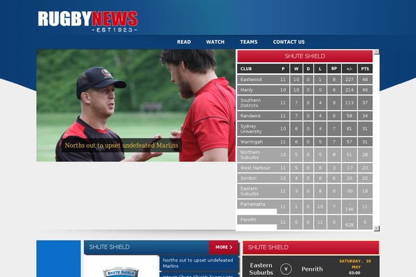 rugbynews.net.au site used Rugby