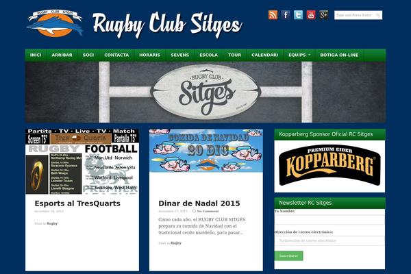 Combomag theme site design template sample