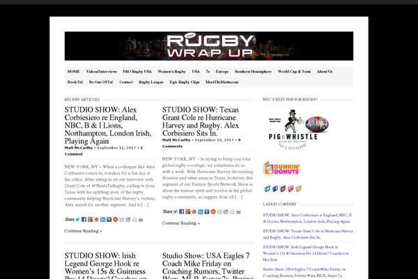 Site using YouTube Embed plugin