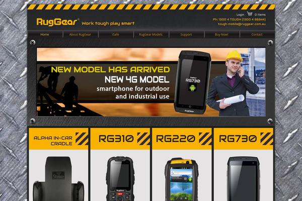 ruggear theme websites examples