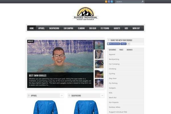 Swagger theme site design template sample