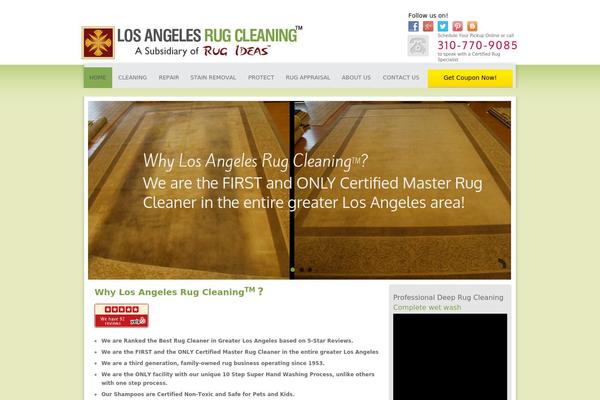 rugcleaning theme websites examples