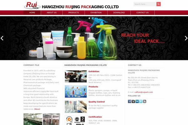 MineZine theme site design template sample