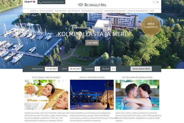 ruissalospa.fi site used Sunborn