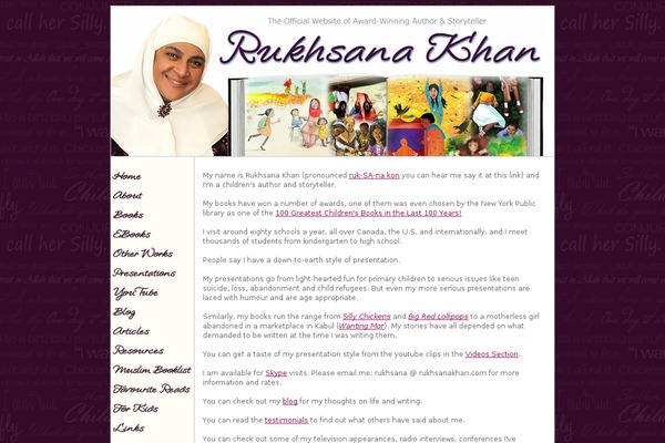 rukhsanakhan.com site used Insense