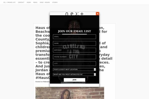 Stockholm theme site design template sample