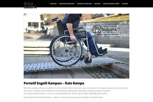 Scroller theme site design template sample