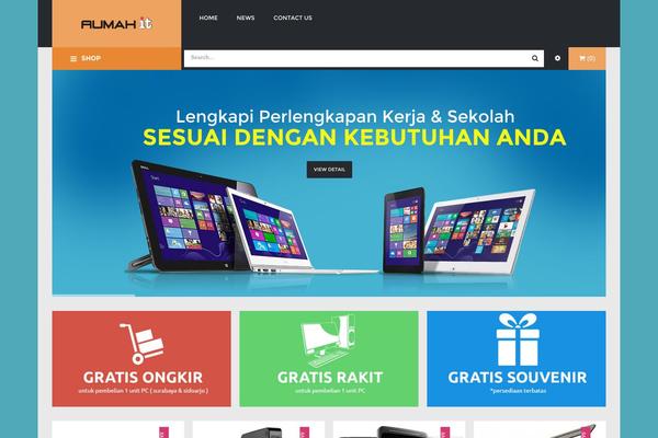Bigshop theme site design template sample