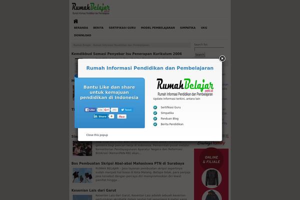 Wpberita theme site design template sample