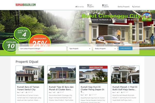 WP Residence theme site design template sample