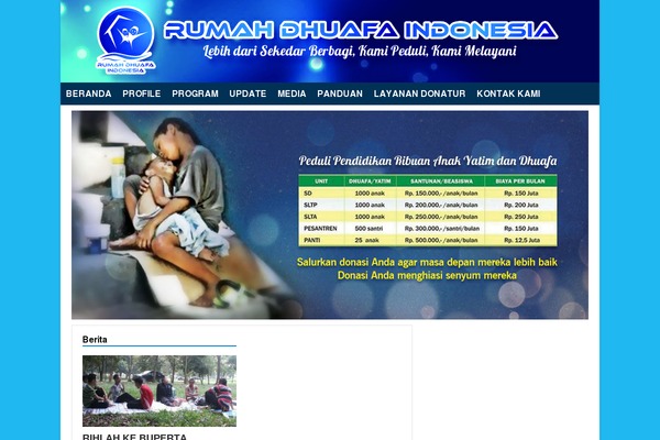 rumahdhuafa.org site used Rdi