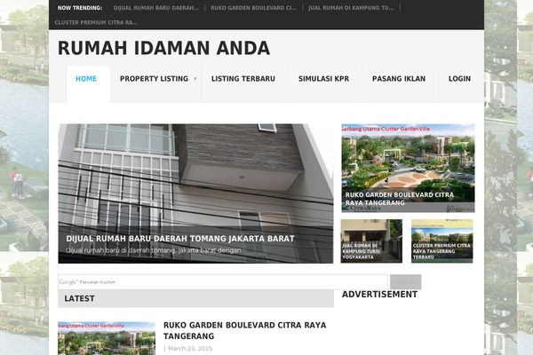 Site using Frontier Post plugin