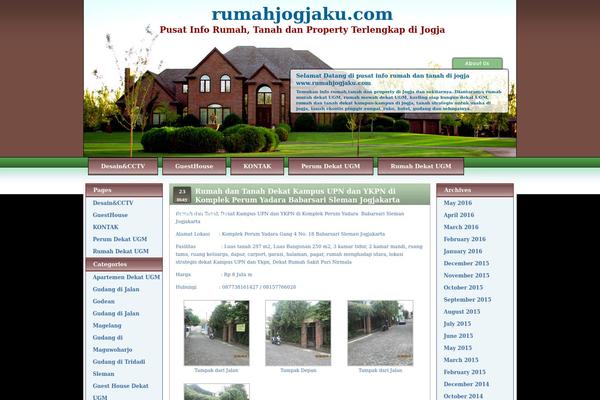 rumahjogjaku.com site used Theme2