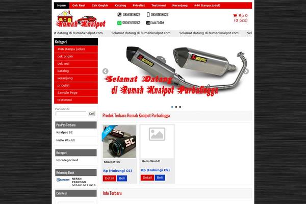 Minimarket theme site design template sample