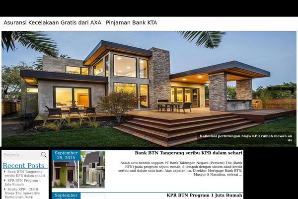 News Magazine theme site design template sample