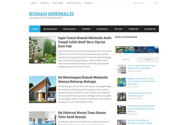 Split theme site design template sample