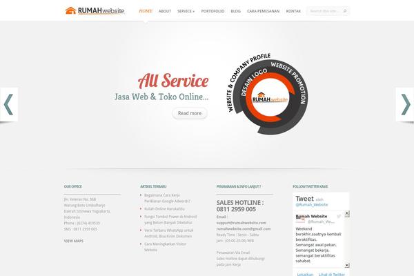 Leanbiz theme site design template sample