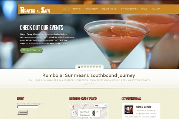 MyCuisine theme site design template sample