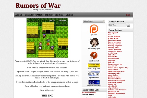 Site using Comic Easel plugin