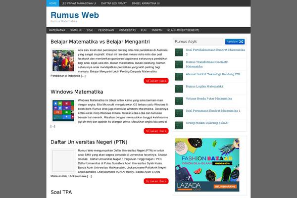 WordPress website example screenshot