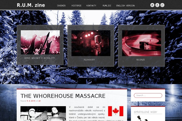 Parallax theme site design template sample