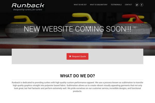 Onepage theme site design template sample