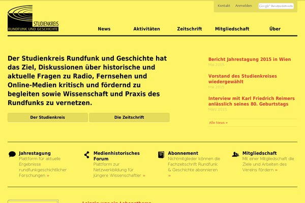 rundfunkundgeschichte.de site used Rug