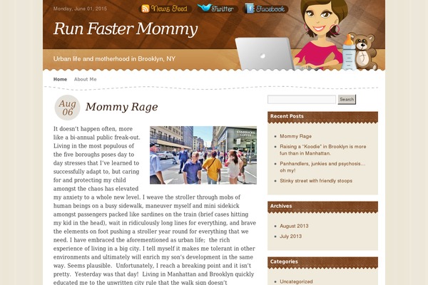 Wordpressmom theme site design template sample