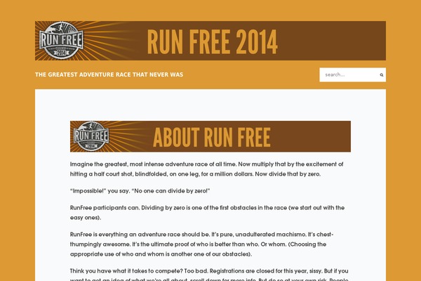 runfreerace.com site used Wpex-thoughts