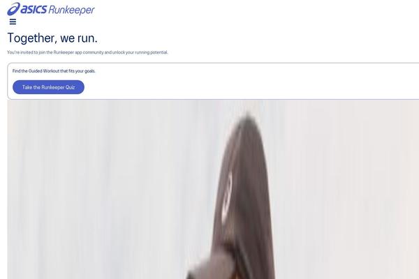 runkeeper.com site used Runkeeper_theme_2_0