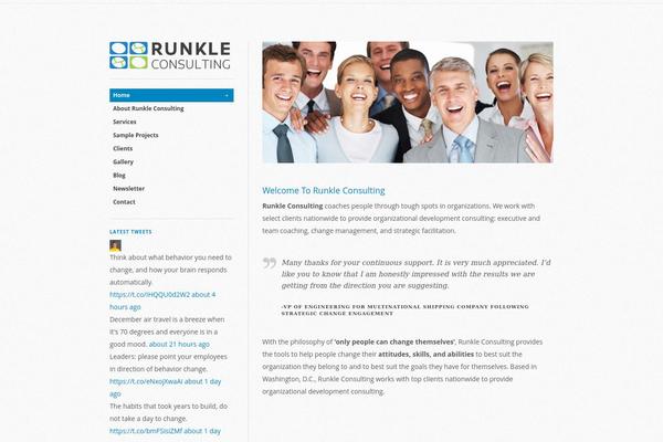 Site using TweetScroll Widget plugin