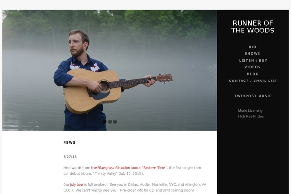 Site using Audiotheme plugin