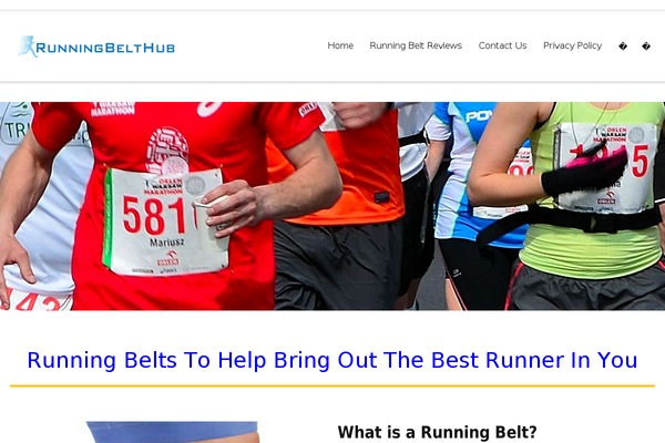 runningbelthub.com site used PB Theme