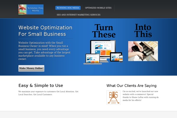 Figero theme site design template sample