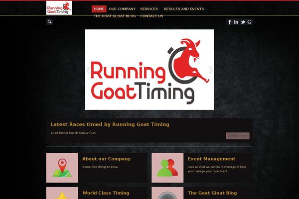 runninggoattiming.com site used Icemagdarktheme