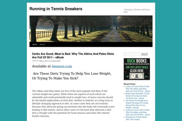 Twenty Ten theme site design template sample