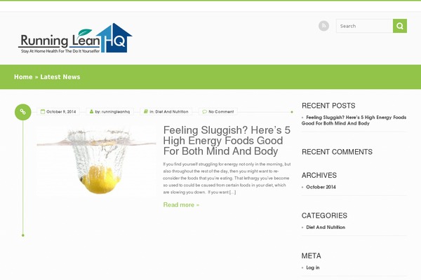 Tisa theme site design template sample
